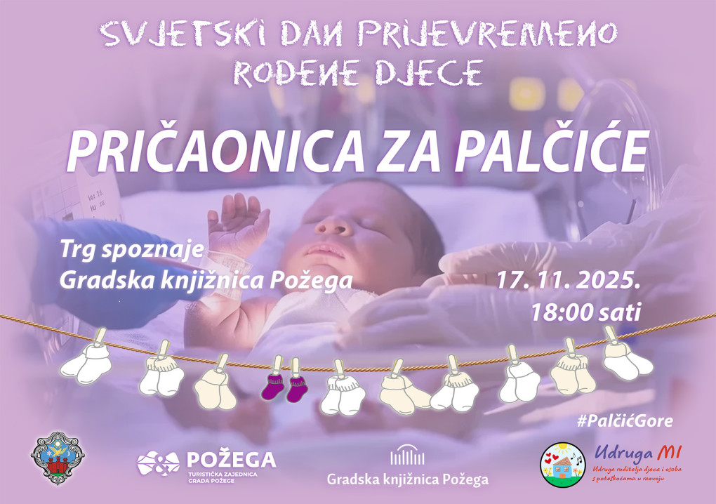 Dan palčića, 17. studenoga uz prigodnu pričaonicu u požeškoj knjižnici