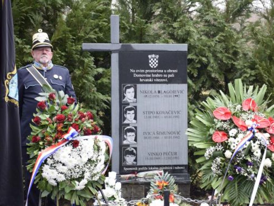 TUŽNO SJEĆANJE U Španovici obilježena 34. obljetnica pogibije četvorice hrvatskih branitelja s požeškoga područja