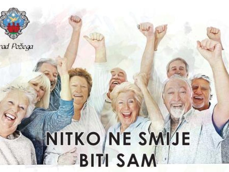 NITKO NE SMIJE BITI SAM Prijave za tradicionalno druženje sugrađana starijih od 70 godina