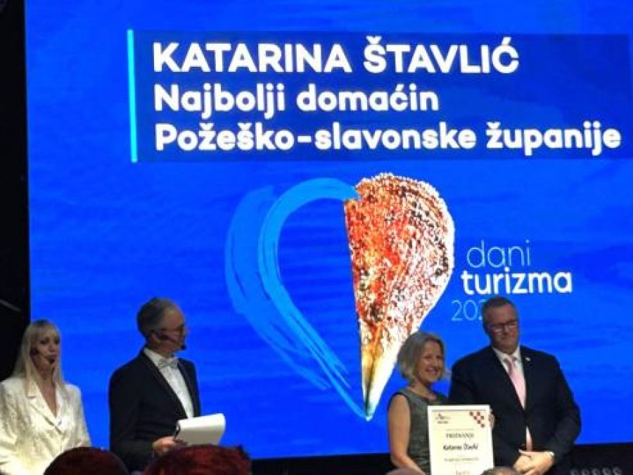NA DANIMA TURIZMA Požeška profesorica Katarina Štavlić proglašena najboljim domaćinom naše županije