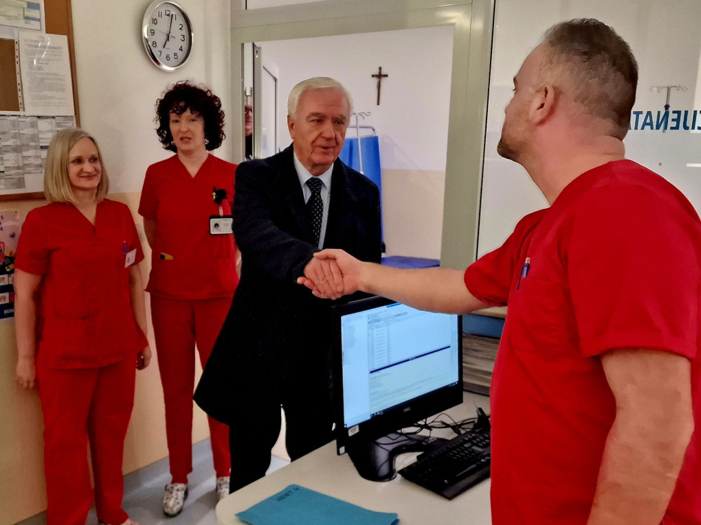 Obilazak dežurnih službi u novogodišnjoj noći