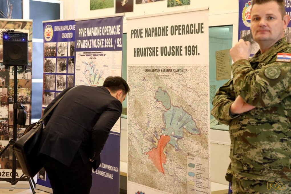 U Gimnaziji Požega otvorena izložba “Završna operacija oslobođenja Zapadne Slavonije”