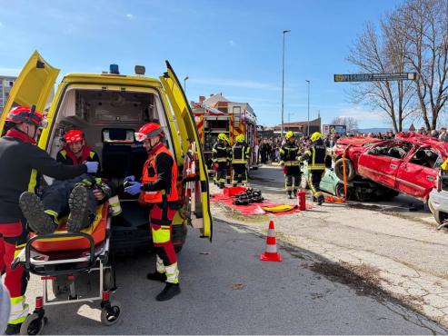 "POŽEGA 2026." Terenska vježba civilne zaštite pokazala spremnost požeških operativnih snaga i žurnih službi