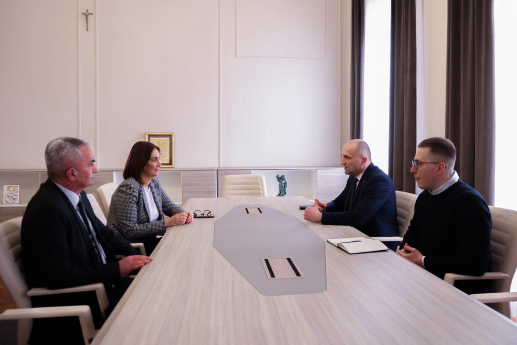 RADNI SASTANAK Ministar Anušić sa županicom Jozić i gradonačelnikom Miličevićem