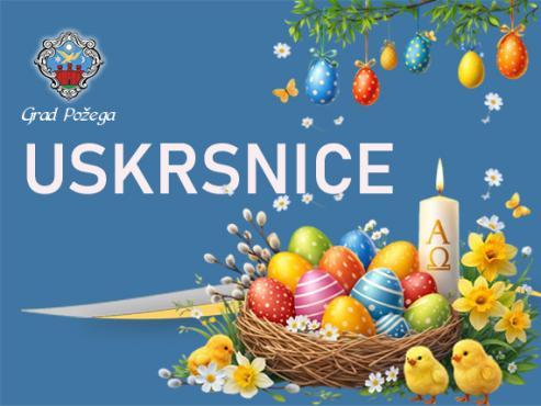 GRAD POŽEGA Isplata uskrsnice umirovljenicima, hrvatskim braniteljima i korisnicima zajamčene minimalne naknade počinje 26. ožujka 2026.