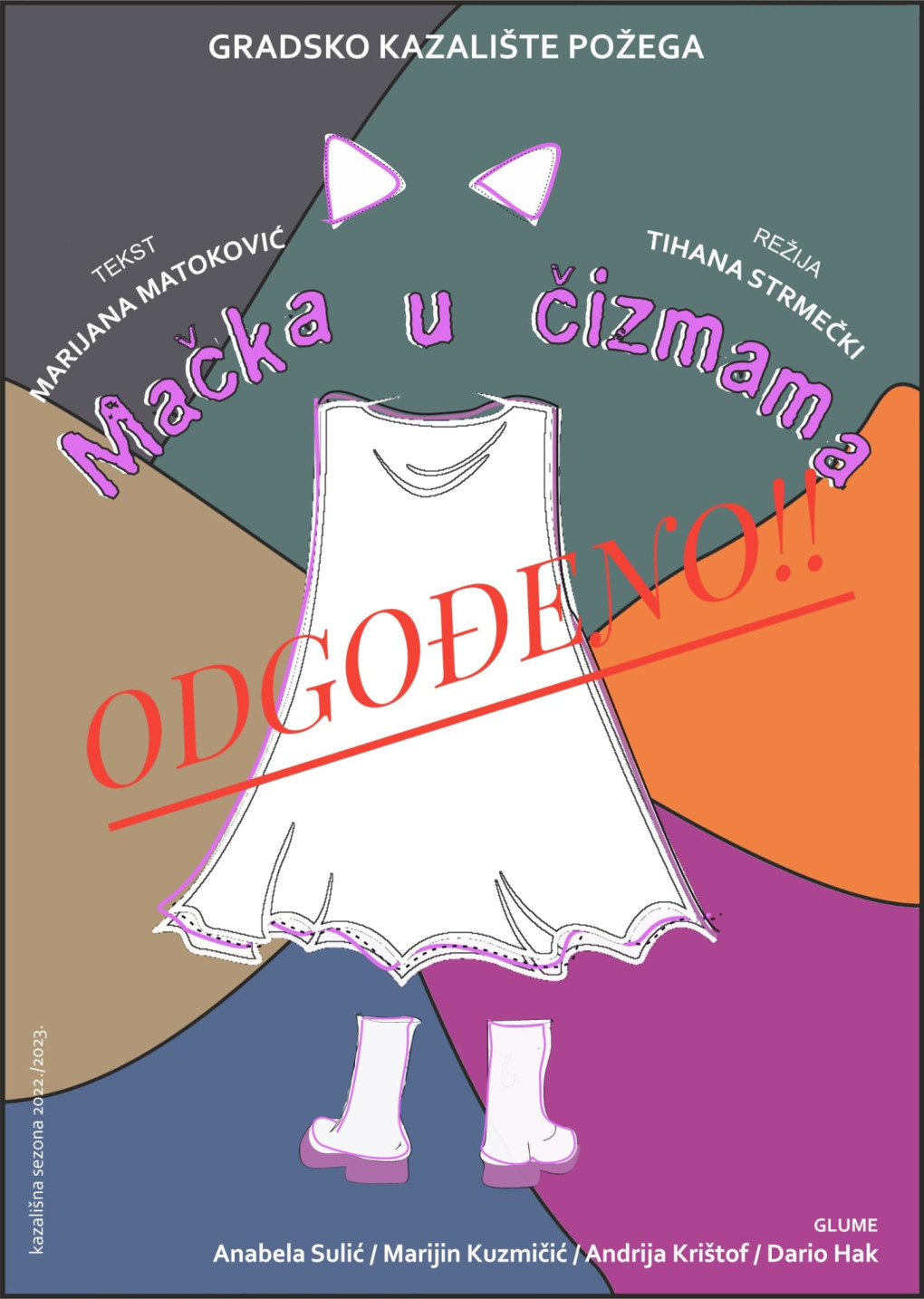 Gradsko kazalište Požega donosi važnu obavijest