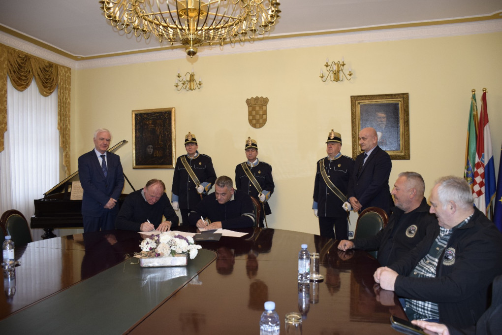 Udruga ratnih veterana 63. samostalne gardijske bojne ZNG Požega i Udruga branitelja „Uskok-Senj” potpisale sporazum o suradnji