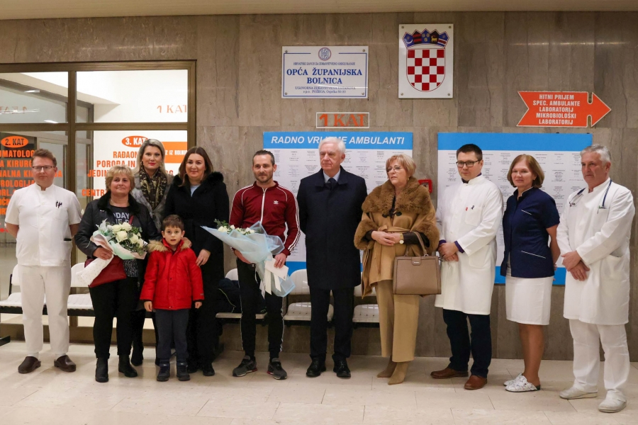 Aron Kaurić prva je beba s područja Požege rođena u 2024. godini 