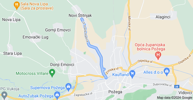 Započela dogradnja javne rasvjete u Ulici Pavla Radića u Požegi 