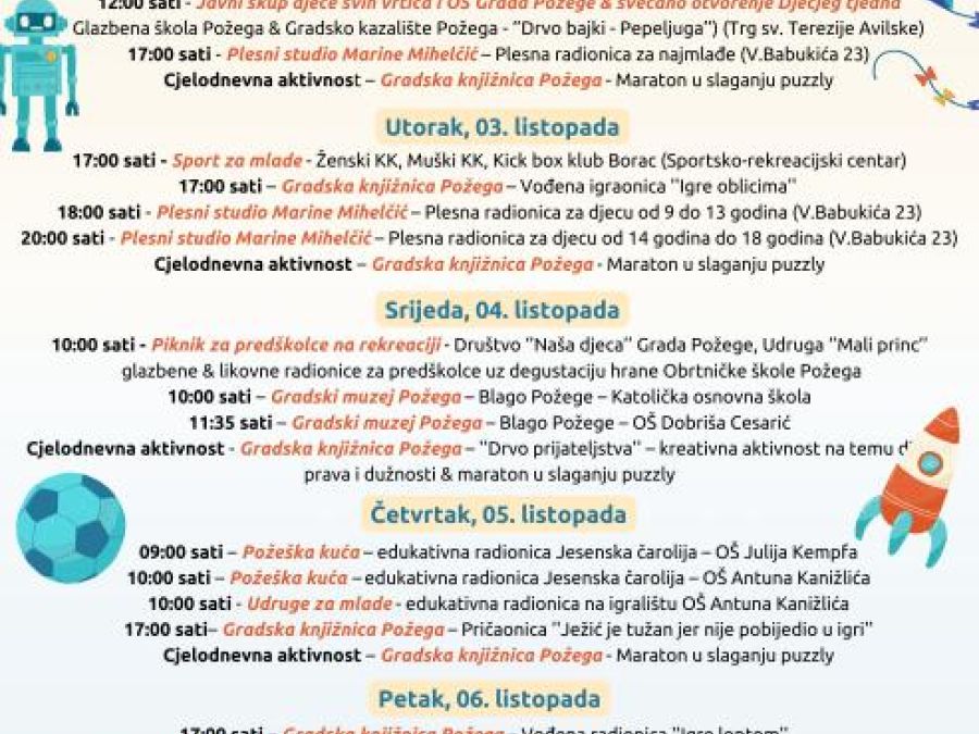 Predstavljen program ovogodišnjeg Dječjeg tjedna
